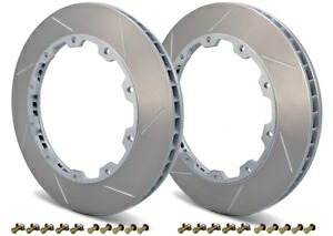 brake disc rotor girodiscリアスロット2pc交換用ローターリングアウディRS5 b8用 GiroDisc REAR Slotted 2pc Replacement Rotor Rings for Audi RS5 B8【並行輸入品】