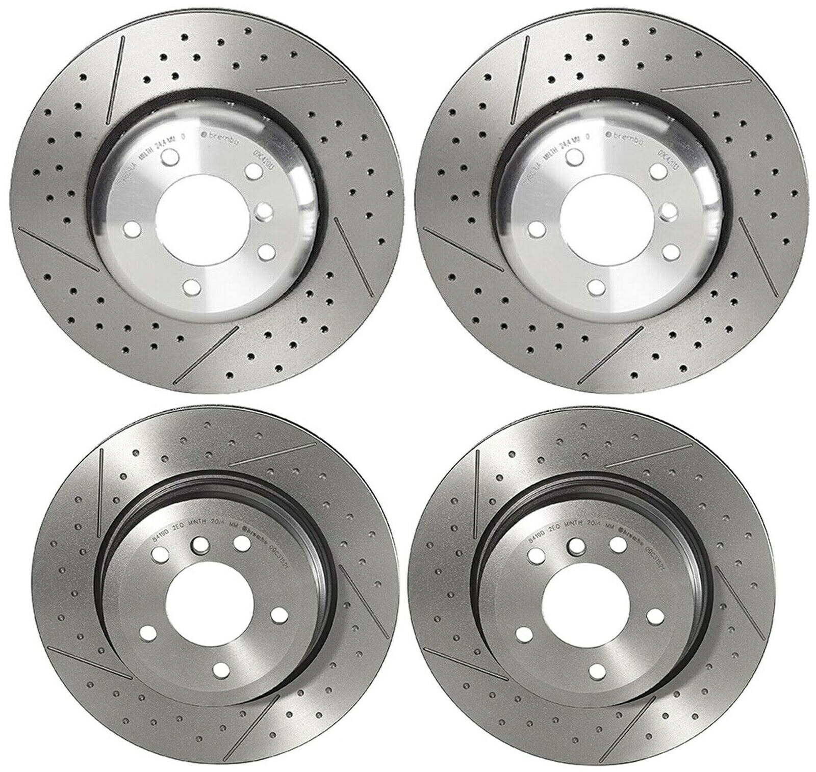 brake disc rotor BREMBOフロントリアドリルBMW E82 E88 135I 135I用のブレーキディスクローターキット Brembo Front Rear Drill Slotted Brake Disc Rotors Kit For BMW E82 E88 135i 135is【並行輸入品】|Us Custom Parts Shop USDM