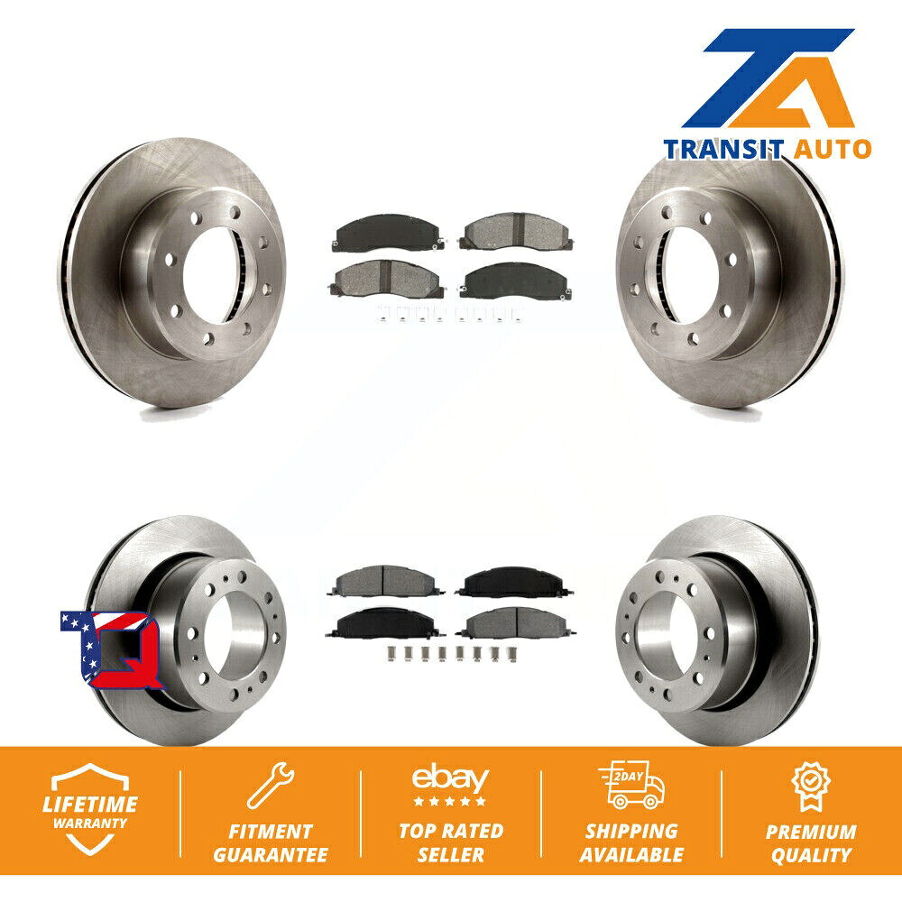 brake disc rotor ラム2500 3500 1500ダッジ用のフロントリアディスクブレーキローターとセミメタルパッドキット Front Rear Disc Brake Rotor & Semi-Metallic Pad Kit For Ram 2500 3500 1500 Dodge【並行輸入品】
