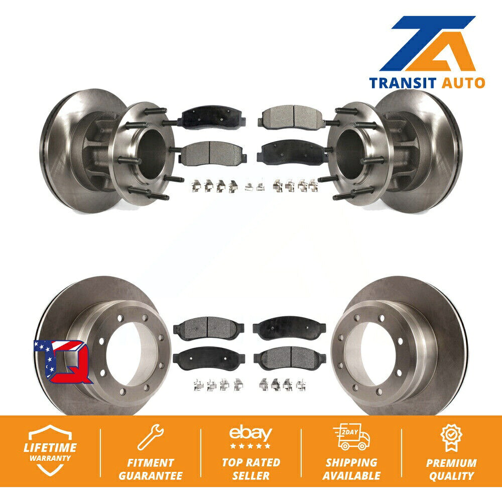 brake disc rotor 09-10フォードF-350スーパーデューティRWDのフロントリアブレーキローターセミメタルパッドキット Front Rear Brake Rotor Semi-Metallic Pad Kit For 09-10 Ford F-350 Super Duty RWD【並行輸入品】｜Us Custom Parts Shop USDM