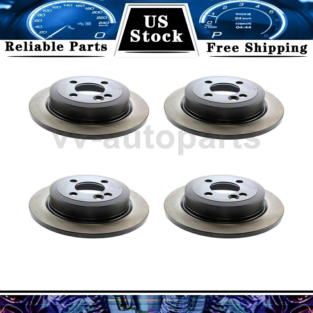 brake disc rotor 2007年から2009年のフロントリアディスクブレーキローター中心部4xメルセデスベンツGL320 Front Rear Disc Brake Rotor Centric Parts 4x For 2007-2009 Mercedes-Benz GL320【並行輸入品】