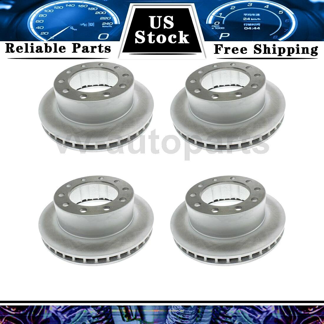 brake disc rotor 2000年から2005年のためのフロントリアディスクブレーキローターの中心部品4PCS P30 Front Rear Disc Brake Rotor Centric Parts 4PCS For 2000-2005 Workhorse P30【並行輸入品】