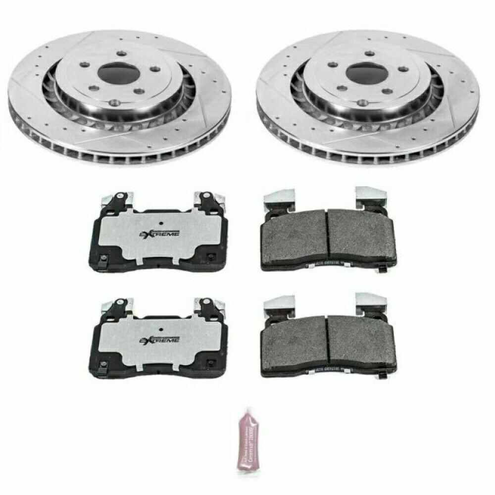 brake disc rotor パワーストップ14-17フィットシボレーSSフロントZ26ストリートウォリアーブレーキキット-K7007-26 Power Stop 14-17 fits Chevrolet SS Front Z26 Street Warrior Brake Kit - K7007-26【並行輸入品】