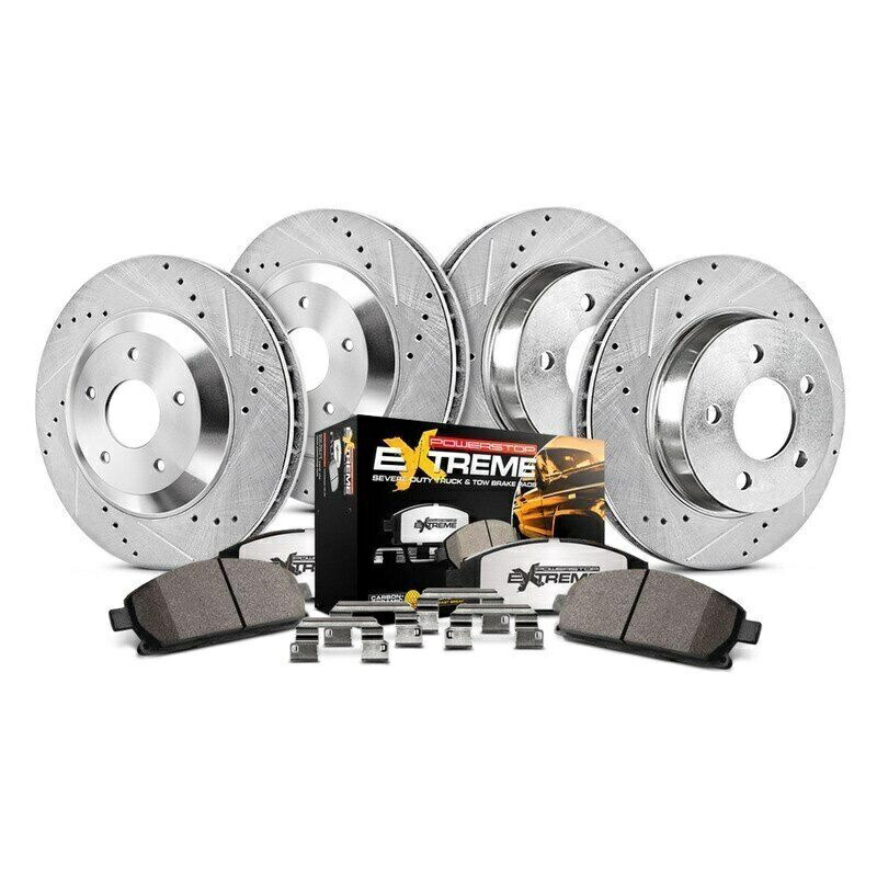 brake disc rotor ランドローバー用LR3 06-09ブレーキキットパワーストップ1クリックエクストリームZ36トラック＆トウ For Land Rover LR3 06-09 Brake Kit Power Stop 1-Click Extreme Z36 Truck & Tow【並行輸入品】