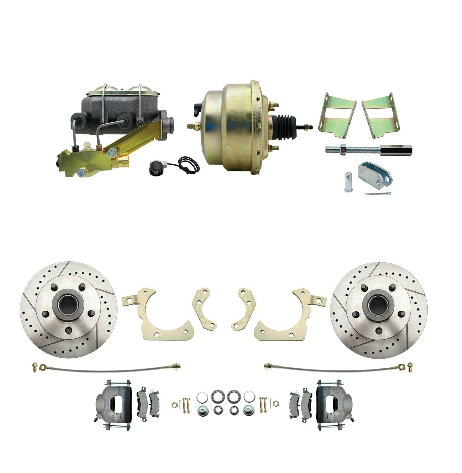 【楽天市場】brake disc rotor GM 195964インパラパワーブレーキディスクブレーキ変換キット、掘削＆スロット GM