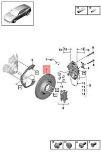 brake disc rotor 本物のポルシェパナメーラ971ブレーキディスク左971615601g Genuine PORSCHE Panamera 971 Brake Disc Left 971615601G【並行輸入品】 207,350円