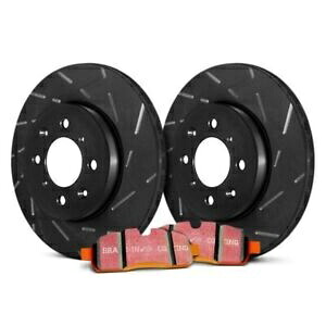 brake disc rotor RAM 3500 2012-2022 EBC S15KF1029ステージ15スロット付きフロントブレーキキット For Ram 3500 2012-2022 EBC S15KF1029 Stage 15 Slotted Front Brake Kit【並行輸入品】