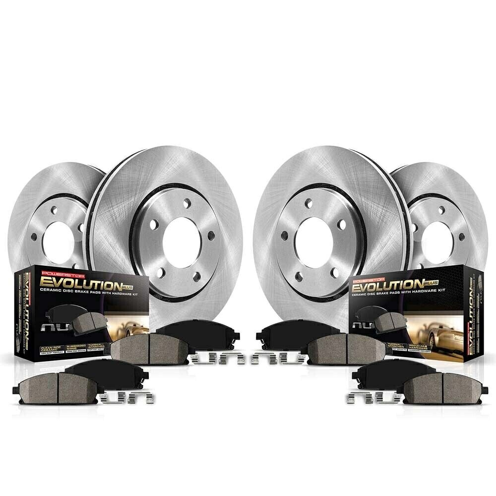 brake disc rotor フォードエクスプローラーリンカーンMKTパワースプフロントリアブレーキパッドとローターキットギャップ For Ford Explorer Lincoln MKT PowerStop Front Rear Brake Pads and Rotors Kit GAP【並行輸入品】