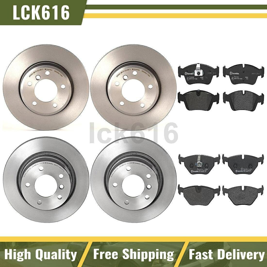brake disc rotor 2003年から2007年のBMW Z4のブレンボブレーキキットブレーキパッドとローターフロントリア Brembo Brake kit brake pads and rotors Front Rear For 2003-2007 BMW Z4【並行輸入品】|Us Custom Parts Shop USDM