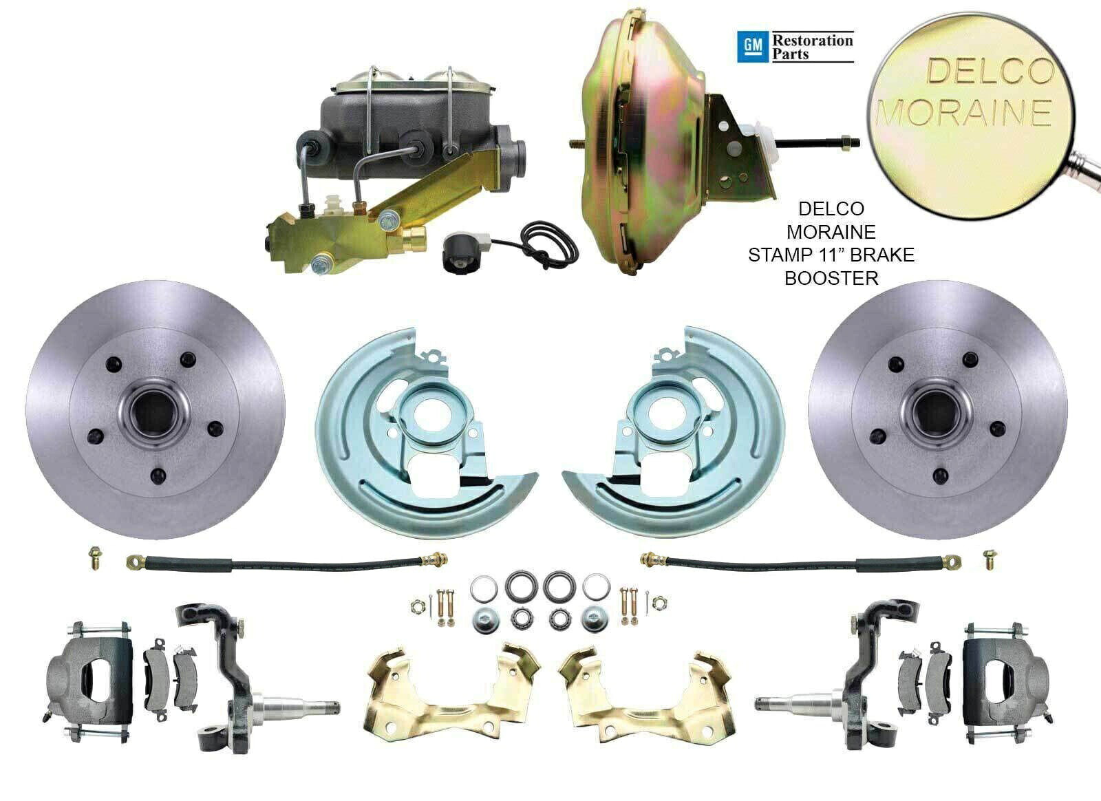 brake disc rotor Pontiac / Oldsmobile A-Body Power Disc Brake Conversion Kit、Cutlass、GTO、F-85 Pontiac / Oldsmobile A-Body Power Disc Brake Conversion Kit, Cutlass, GTO, F-85【並行輸入品】