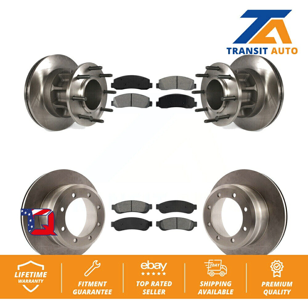 brake disc rotor 09-10フォードF-350スーパーデューティRWDのフロントリアブレーキローターセミメタルパッドキット Front Rear Brake Rotor Semi-Metallic Pad Kit For 09-10 Ford F-350 Super Duty RWD【並行輸入品】｜Us Custom Parts Shop USDM