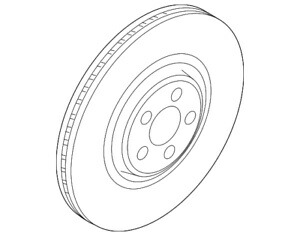 brake disc rotor 本物のジャガーローターT2R5940 Genuine Jaguar Rotor T2R5940【並行輸入品】 106,865円