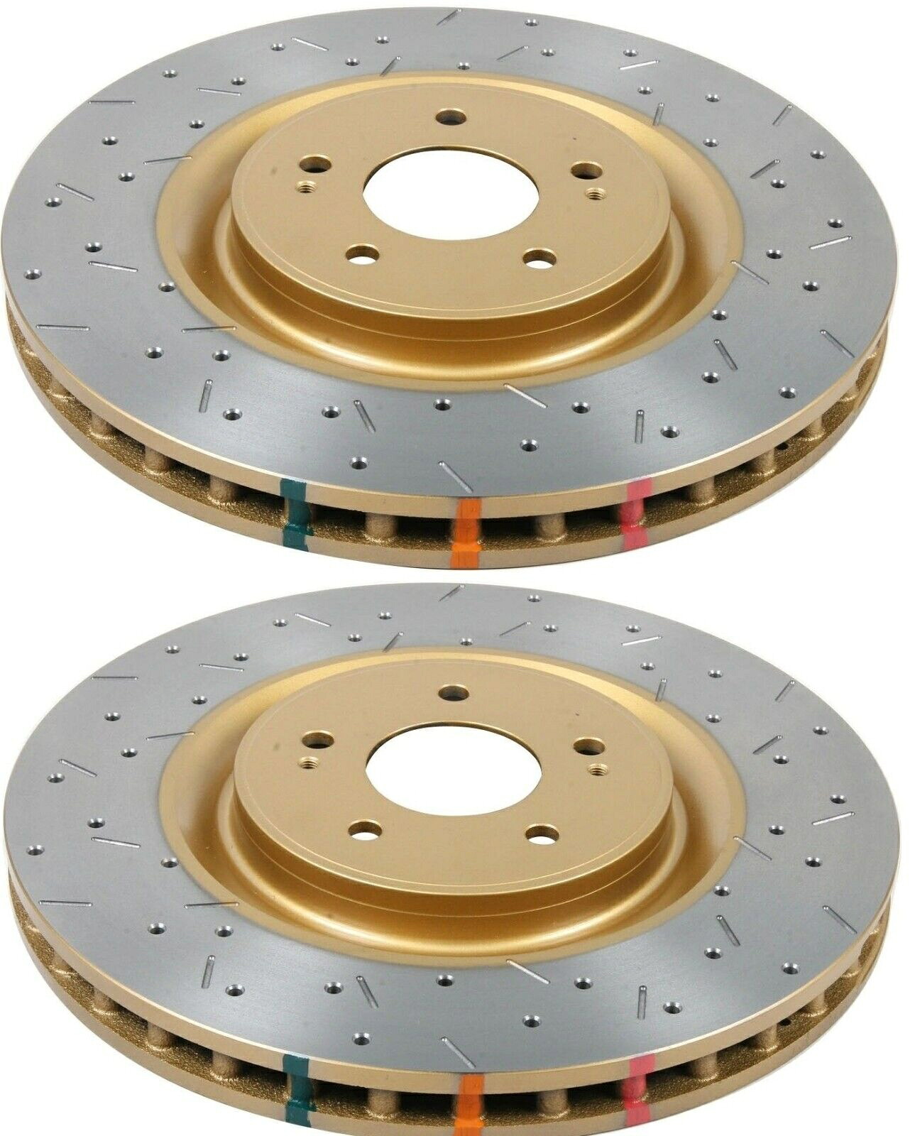 brake disc rotor DBAフロントドリルとスロット付き4000シリーズローターランサーEVO 08-11（ペア） DBA Front Drilled & Slotted 4000 Series Rotor for Lancer EVO 08-11 (Pair)【並行輸入品】
