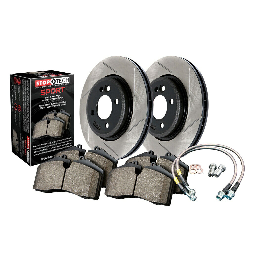 brake disc rotor Nissan 350Z 2003 2004 2005 Axle Pack Rear Rotors +PadsパッケージのStopTech StopTech For Nissan 350Z 2003 2004 2005 Axle Pack Rear Rotors +Pads Package【並行輸入品】｜Us Custom Parts Shop USDM