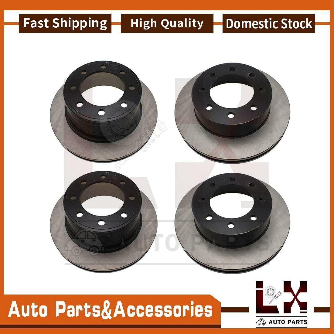 brake disc rotor 4PCS中心部品ディスクブレーキローターフロントリアフィットラム2500ダッジ2003-2008 4PCS Centric Parts Disc Brake Rotor Front Rear Fits Ram 2500 Dodge 2003-2008【並行輸入品】