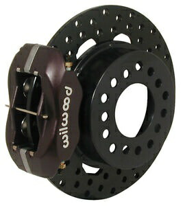 brake disc rotor ウィルウッドドラッグディスクブレーキキット、リア、モーパー、ダナ60,2.36、ドリルローター、ブラックキャリパー WILWOOD DRAG DISC BRAKE KIT,REAR,MOPAR,DANA 60,2.36,DRILLED ROTORS,BLACK CALIPER【並行輸入品】