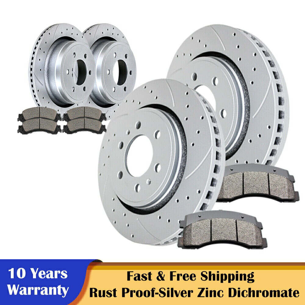 brake disc rotor フォードF-150用のフロントリアブレーキとローターブレーキセラミックパッド6ラグディスクキット Front Rear Brakes and Rotors Brake Ceramic Pads for Ford F-150 6 Lug Discs Kits【並行輸入品】 107,932円