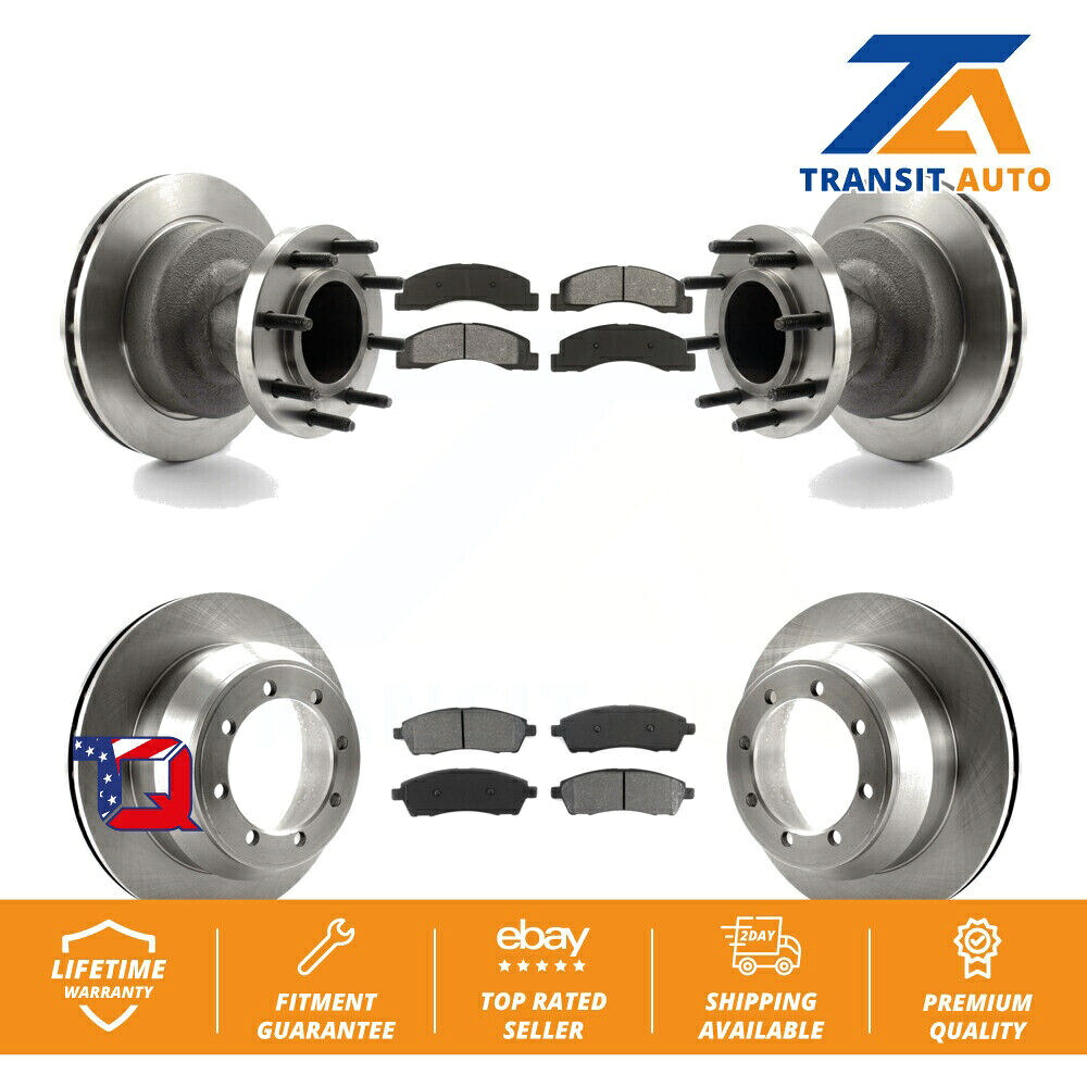 brake disc rotor フォードF-350スーパーデューティ用のフロントリアディスクブレーキローターとセミメタルパッドキット Front Rear Disc Brake Rotors And Semi-Metallic Pad Kit For Ford F-350 Super Duty【並行輸入品】 209,000円