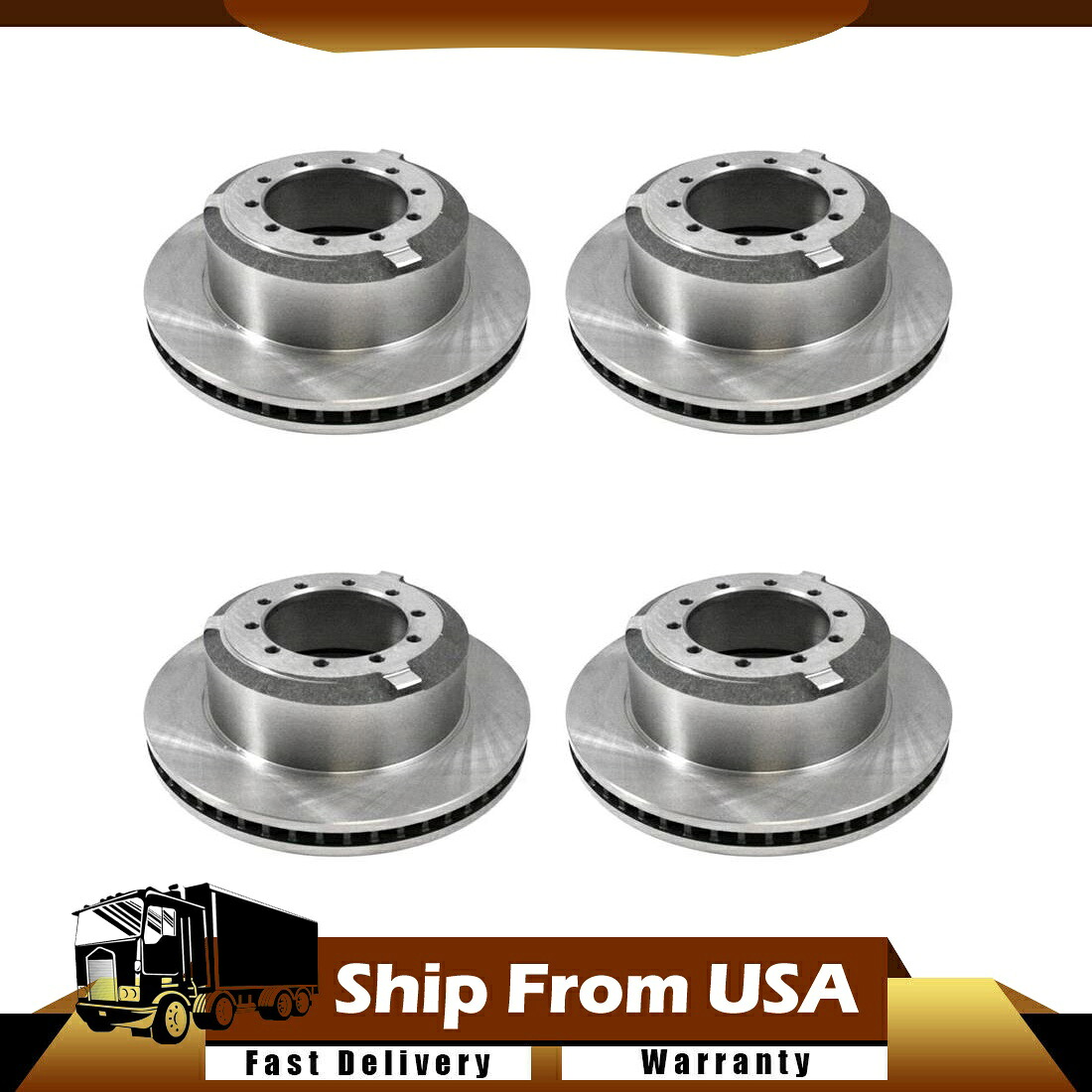 brake disc rotor フロントリア4xデュラゴディスクブレーキローターフィット2006-2007フォードLCF_WT Front Rear 4X DuraGo Disc Brake Rotor fits 2006-2007 Ford LCF_WT【並行輸入品】