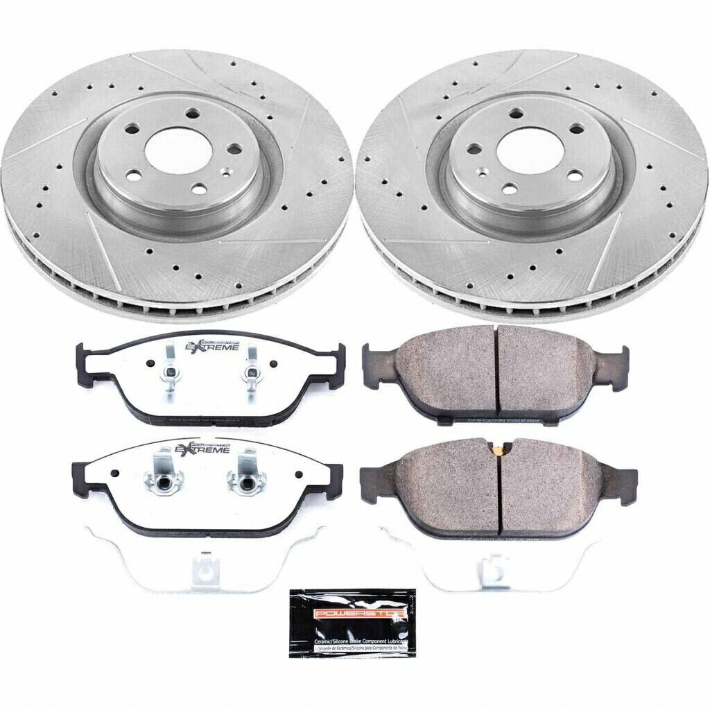 brake disc rotor アウディA6/A7 Quattro 2012-2018 Front Z26 Street Warrior用のパワーストップブレーキキット Power Stop Brake Kit For Audi A6/A7 Quattro 2012-2018 Front Z26 Street Warrior【並行輸入品】