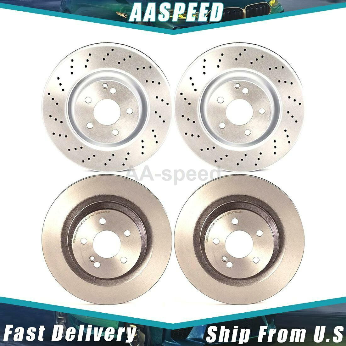 brake disc rotor 2007-2012メルセデスベンツ4xフロントリアディスクブレーキローターブレンボ For 2007-2012 Mercedes-Benz 4X Front Rear Disc Brake Rotor Brembo【並行輸入品】|Us Custom Parts Shop USDM