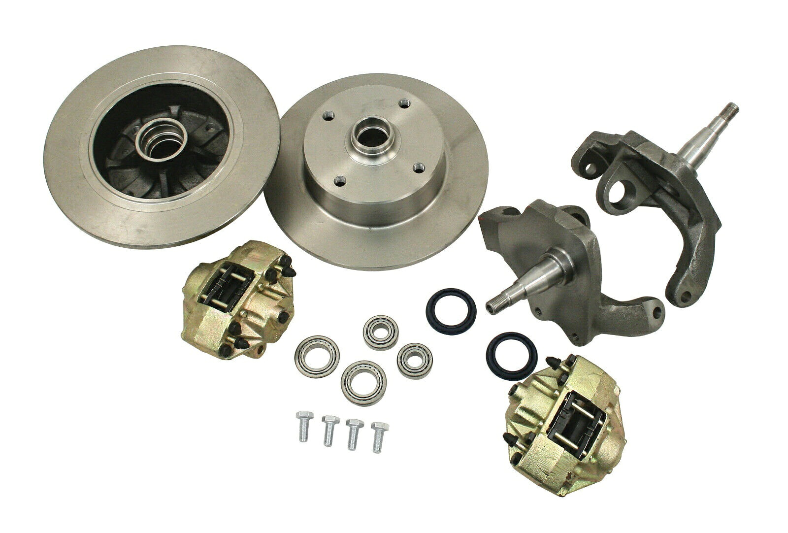 brake disc rotor Empi 22-2882ドロップスピンドルフロントディスクブレーキキット - リンクピンアップ64 5x130 / 5x4.75 EMPI 22-2882 DROP SPINDLE FRONT DISC BRAKE KIT - LINK PIN UPTO 64 5x130 / 5x4.75【並行輸入品】