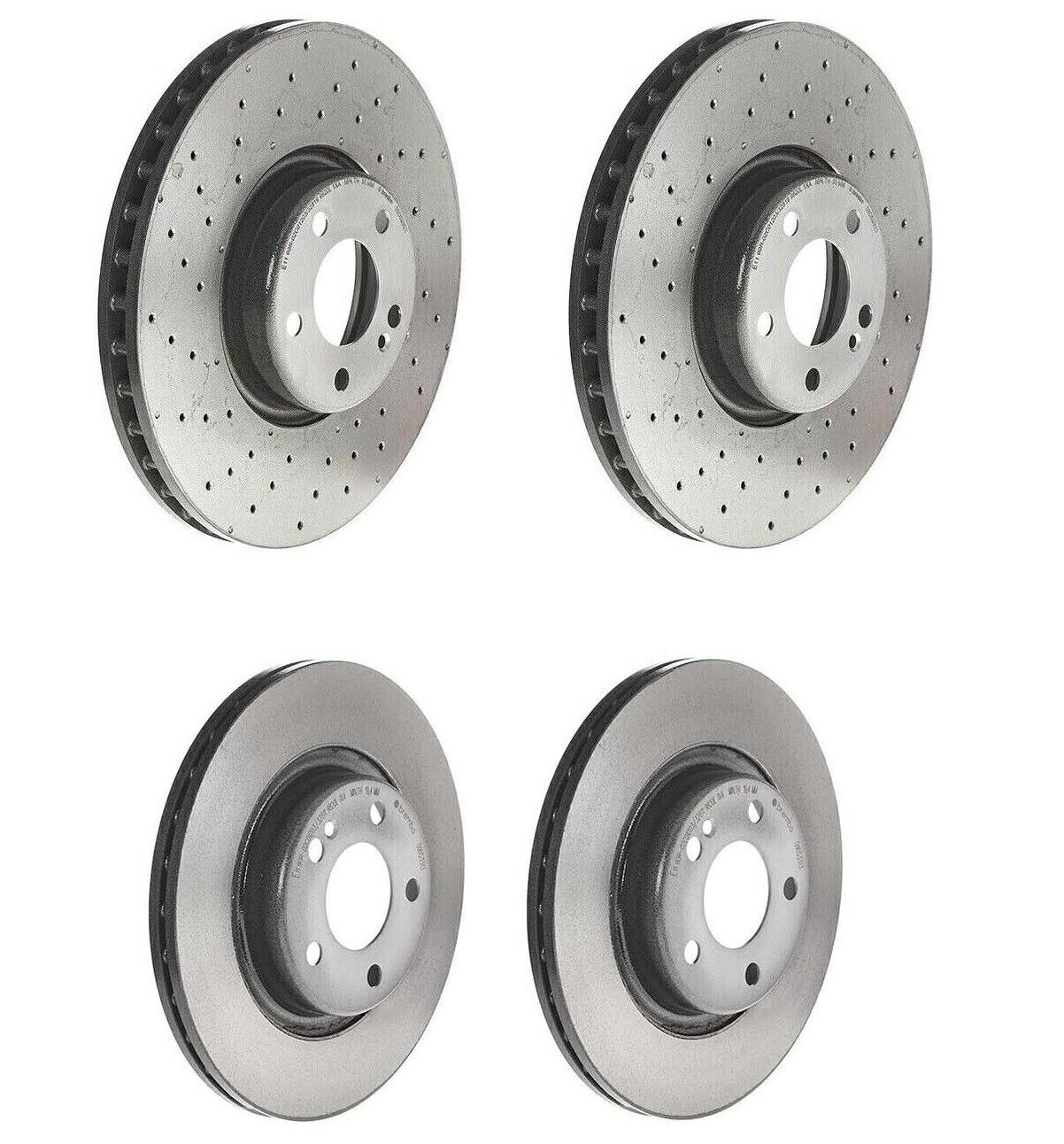 brake disc rotor MB W205 C205 A205 Cクラス用のブレンボフロント＆リアコストキャストブレーキディスクローターキット Brembo Front & Rear Co-Cast Brake Disc Rotors Kit For MB W205 C205 A205 C Class【並行輸入品】