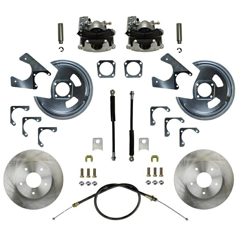 brake disc rotor 1967-69 GM Fボディリーズブレーキリアディスクブレーキキット（プレーンローター、スティッガー） 1967-69 GM F Body Leed Brakes Rear Disc Brake Kit (plain rotors; staggered)【並行輸入品】