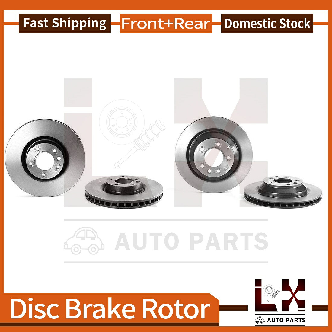 brake disc rotor Porsche Cayenne 2008用のフロント＆リアブレンボコーティングOEブレーキローターセット Front & Rear Brembo Coated OE Brake Rotors Set For Porsche Cayenne 2008【並行輸入品】｜Us Custom Parts Shop USDM
