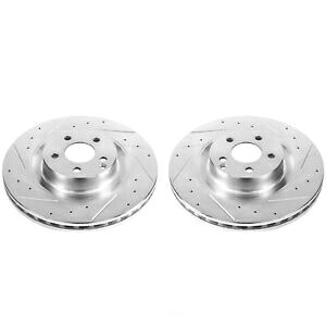 brake disc rotor 09-14のパワーストップメルセデスベンツCL550フロントエボリューションドリル＆スロットローター Power Stop for 09-14 Mercedes-Benz CL550 Front Evolution Drilled & Slotted Rotor【並行輸入品】