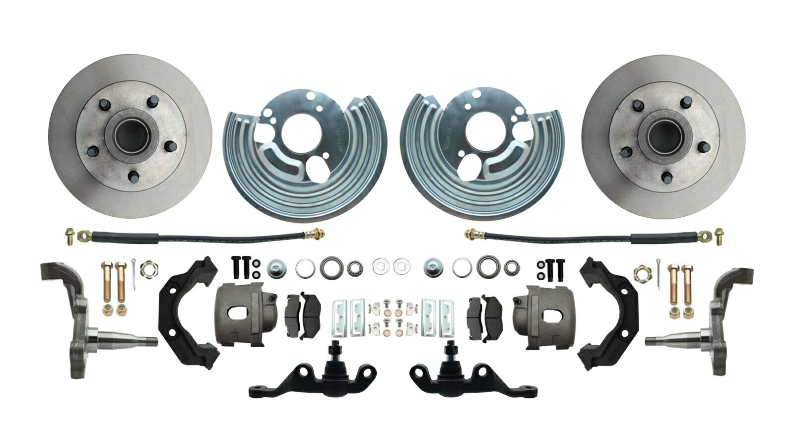 brake disc rotor MOPARボディSTDディスクブレーキ変換キットホイールキットのみ（ホイールパターン5x4） Mopar A Body Std Disc Brake Conversion Kit Wheel Kit Only (wheel pattern 5x4)【並行輸入品】