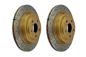 brake disc rotor DBAローター-4000シリーズクロスドリル/スロットローターリア01-05マイアタ（ペア） DBA Rotor-4000 Series Cross Drilled/Slotted Rotor Rear FOR 01-05 Miata (PAIR)【並行輸入品】