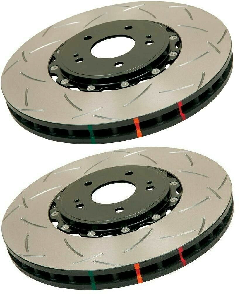 brake disc rotor DBAフロントスロット5000シリーズ2ピースローターペア2013-2018 Ford Focus ST DBA Front Slotted 5000 Series 2 Piece Rotors PAIR for 2013 - 2018 Ford Focus ST【並行輸入品】