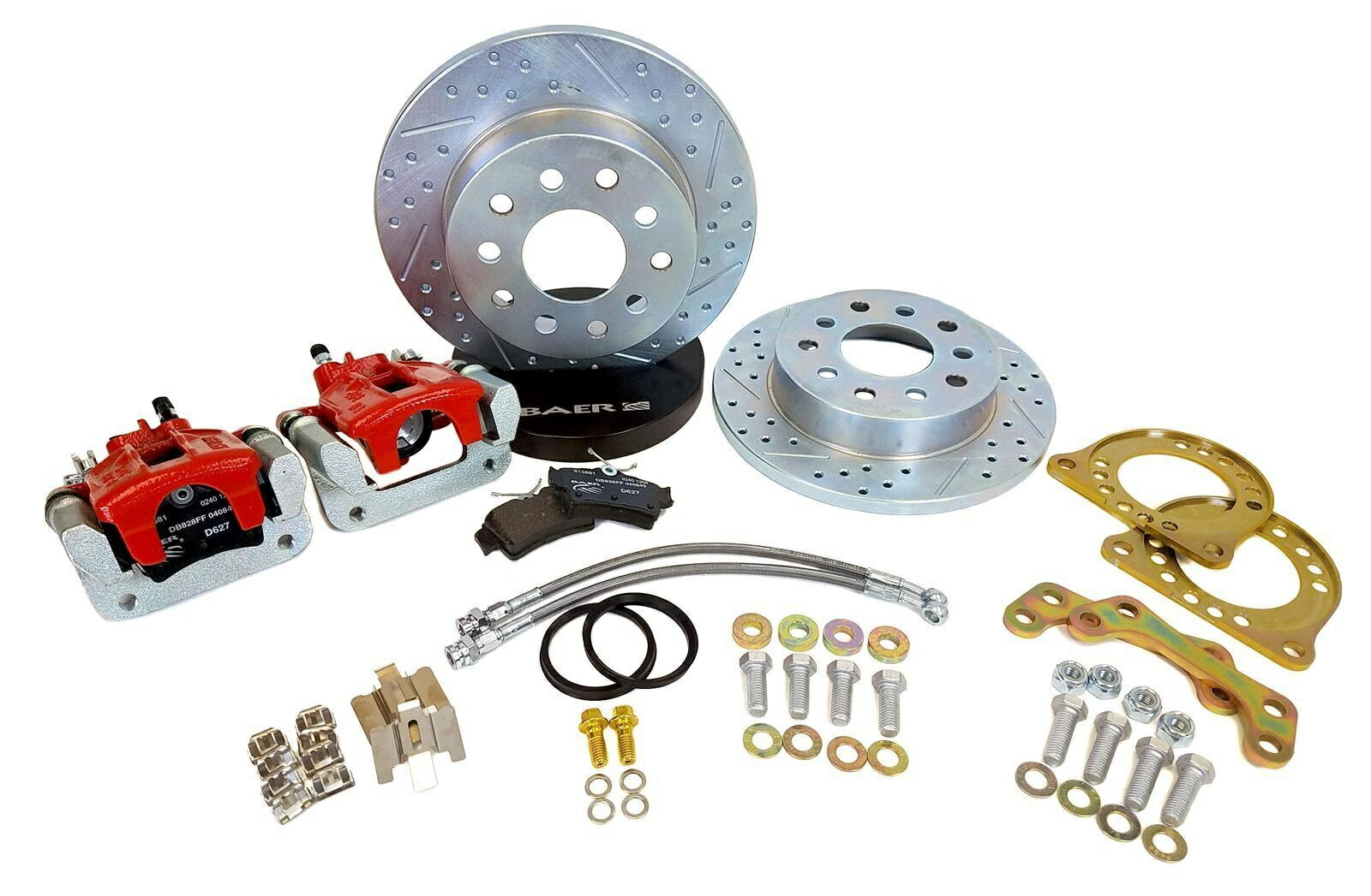 brake disc rotor Baerディスクブレーキシステム4302517Rディスクブレーキリアクラシックシリーズクロスドリル Baer Disc Brake Systems 4302517R Disc Brakes Rear Classic Series Cross-Drilled【並行輸入品】