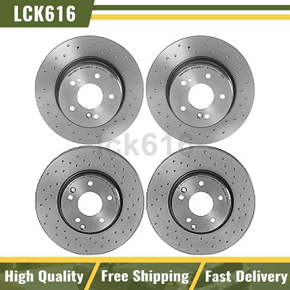 brake disc rotor 2003年から2005年のメルセデスベンツC240のブレンボブレーキローターフロントリアキットセット4 Brembo Brake Rotors Front Rear Kit Set of 4 For 2003-2005 Mercedes-Benz C240【並行輸入品】|Us Custom Parts Shop USDM