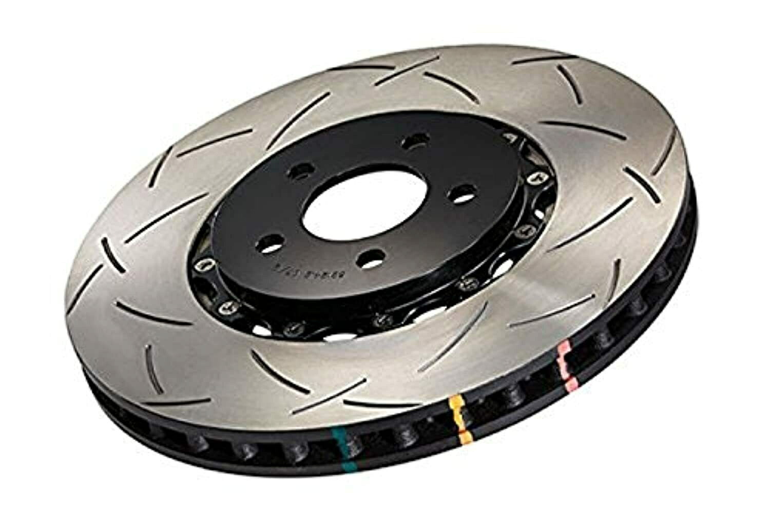 brake disc rotor DBA（52604Blks）5000シリーズ2ピーススロット付きディスクブレーキローター付きブラックハット、FRO DBA (52604BLKS) 5000 Series 2-Piece Slotted Disc Brake Rotor with Black Hat, Fro【並行輸入品】