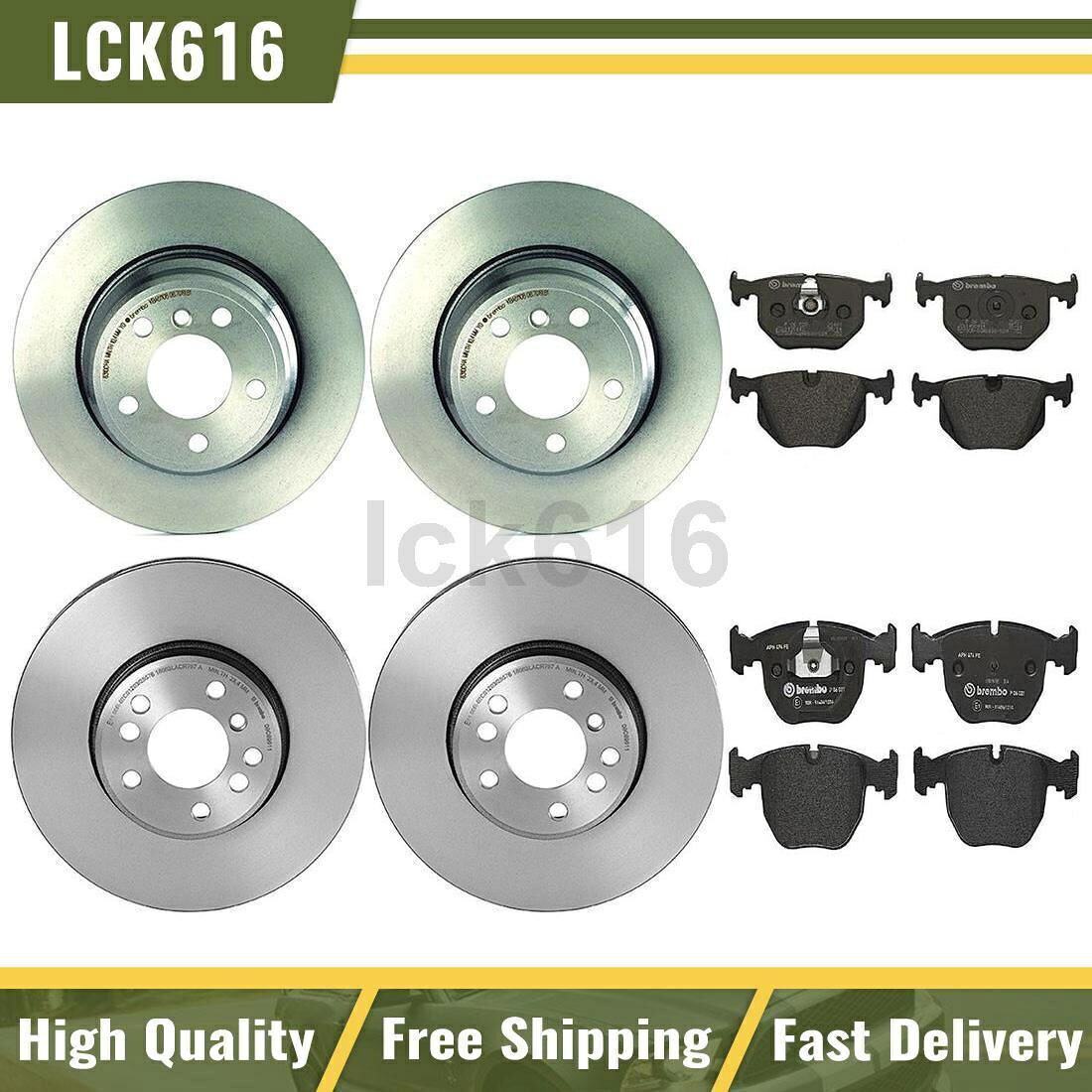 brake disc rotor ブレンボブレーキキットブレーキパッドとローター2000-2006 BMW X5のフロントリア Brembo Brake kit brake pads and rotors Front Rear For 2000-2006 BMW X5【並行輸入品】