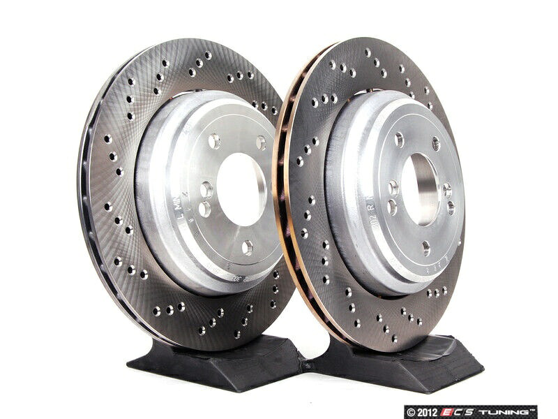 brake disc rotor 本物のBMW-ヨーロッパリアブレーキローター - ペア（CSL/ZCP）-282303304 Genuine BMW - European Rear Brake Rotors - Pair (CSL/ZCP) - 282303304【並行輸入品】
