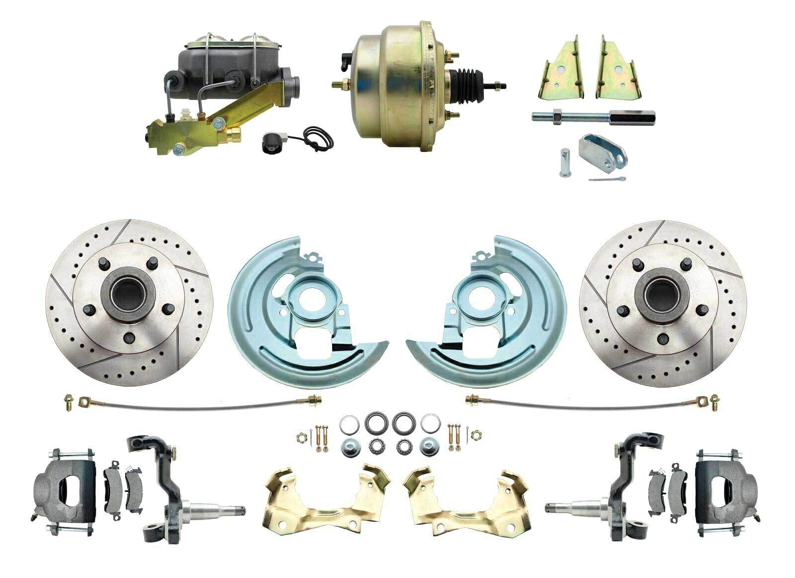 brake disc rotor 1964-1972 GM A、F、X、ボディスタイル、フロントパワーディスクブレーキ変換w/8 \