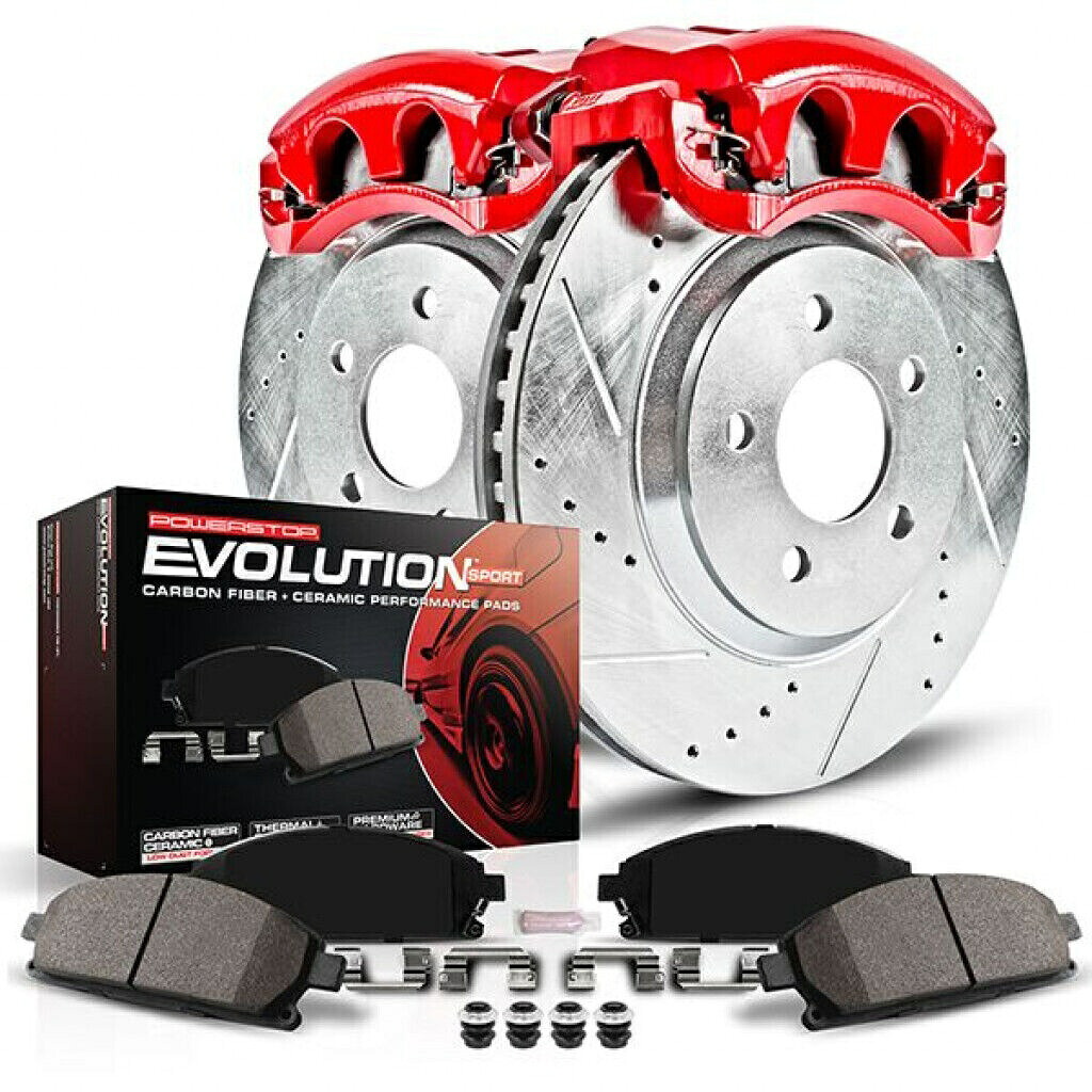 brake disc rotor Chevy S10 Blazerのパワーストップブレーキキット1983-1994フロントZ23 w/キャリパー Power Stop Brake Kit For Chevy S10 Blazer 1983-1994 Front Z23 w/ Calipers【並行輸入品】