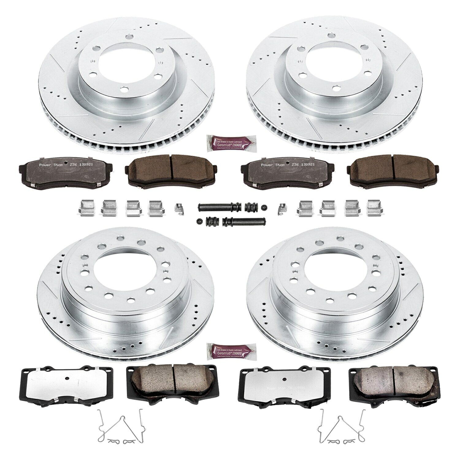 brake disc rotor パワーストップ1 10-19トヨタ4runner用の極端なZ36トラックとトウブレーキキットをクリックする Power Stop 1-Click Extreme Z36 Truck & Tow Brake Kit for 10-19 Toyota 4Runner【並行輸入品】 106,095円
