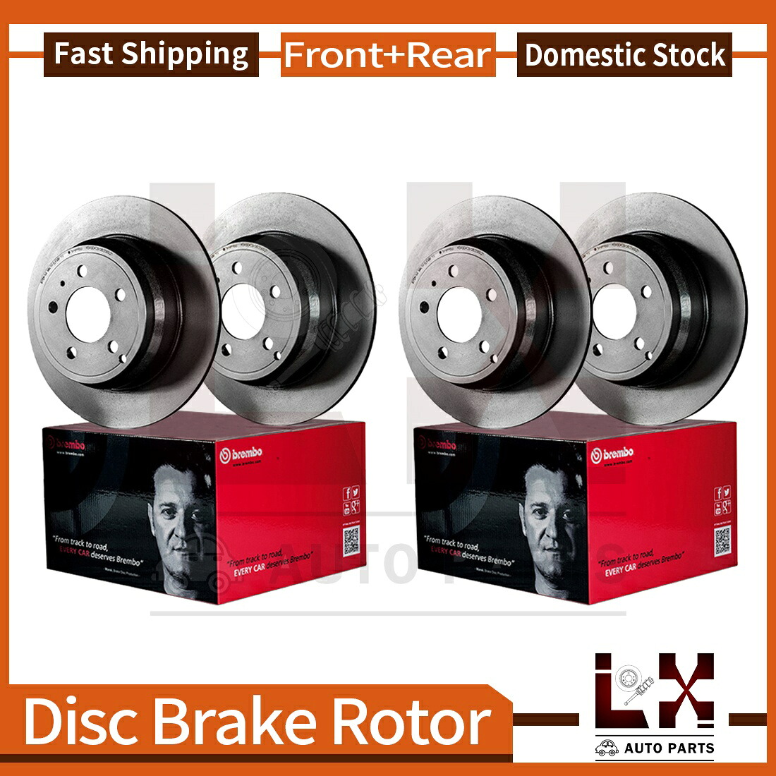 brake disc rotor ランドローバーレンジローバーのフロントブレンボリアコーティングOEブレーキローター2005-2003 Front Brembo Rear Coated OE Brake Rotors For Land Rover Range Rover 2005-2003【並行輸入品】