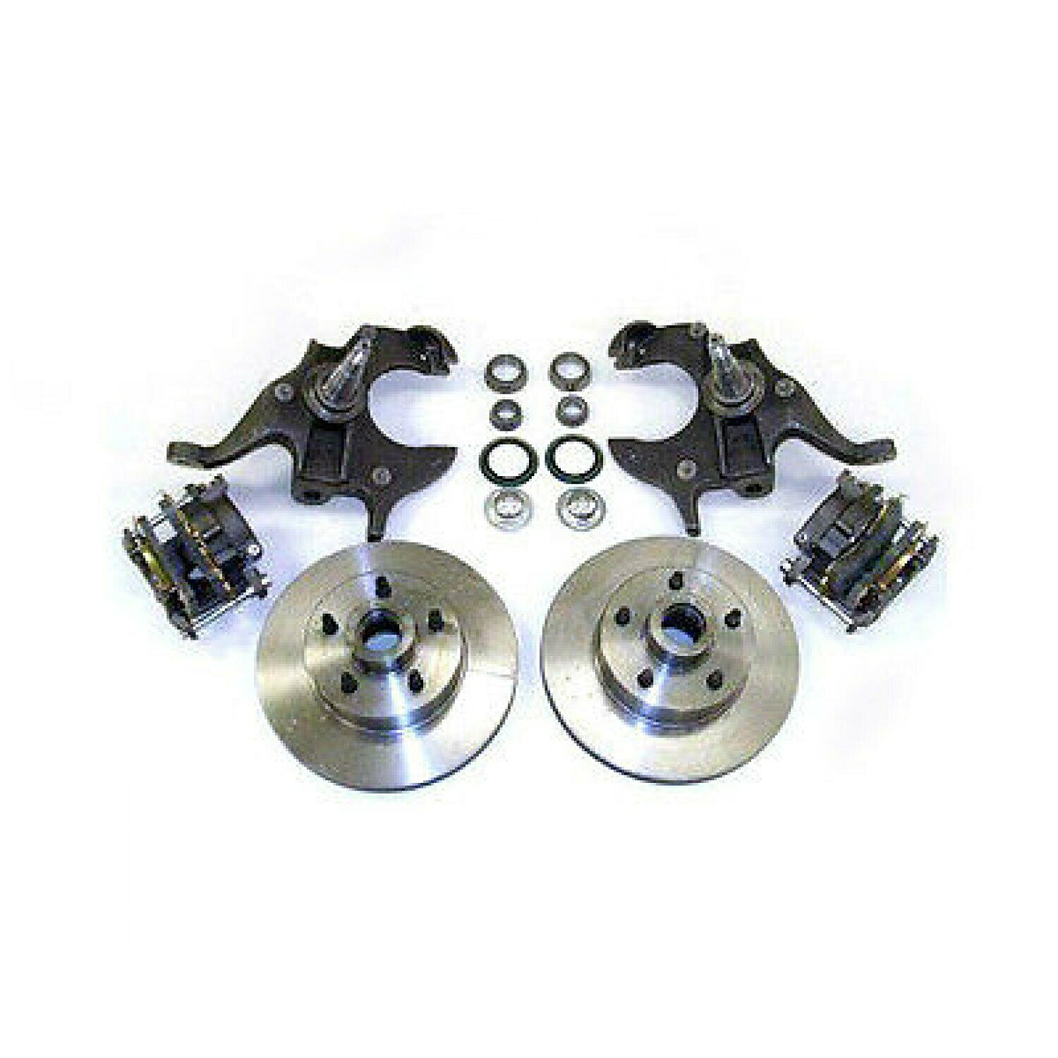 brake disc rotor 1964-1972 GMボディ11インチディスクブレーキ2 "ドロップスピンドルキット付きステンレスホースシボレー 1964 - 1972 GM A BODY 11" DISC BRAKE 2" DROP SPINDLE KIT W/ STAINLESS HOSE CHEVY【並行輸入品】|Us Custom Parts Shop USDM