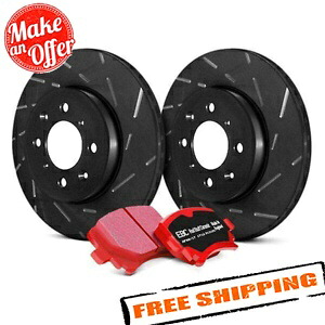 brake disc rotor EBCステージ4シグネチャースロット付きフロントブレーキキット13-17リンカーンMKT EBC Stage 4 Signature Slotted Front Brake Kit for 13-17 Lincoln MKT【並行輸入品】