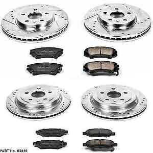 brake disc rotor パワーストップK2816フロント/リアZ23エボリューション1シボレーカマロ用のクリックブレーキキット Power Stop K2816 Front/Rear Z23 Evolution 1-Click Brake Kit for Chevy Camaro【並行輸入品】｜Us Custom Parts Shop USDM