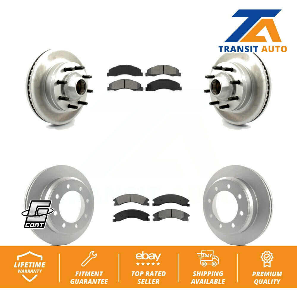 brake disc rotor フロントリアコートディスクブレーキローターローターセミメタリックパッドキットフォードE-350スーパーデューティ Front Rear Coat Disc Brake Rotor Semi-Metallic Pad Kit For Ford E-350 Super Duty【並行輸入品】 111,650円
