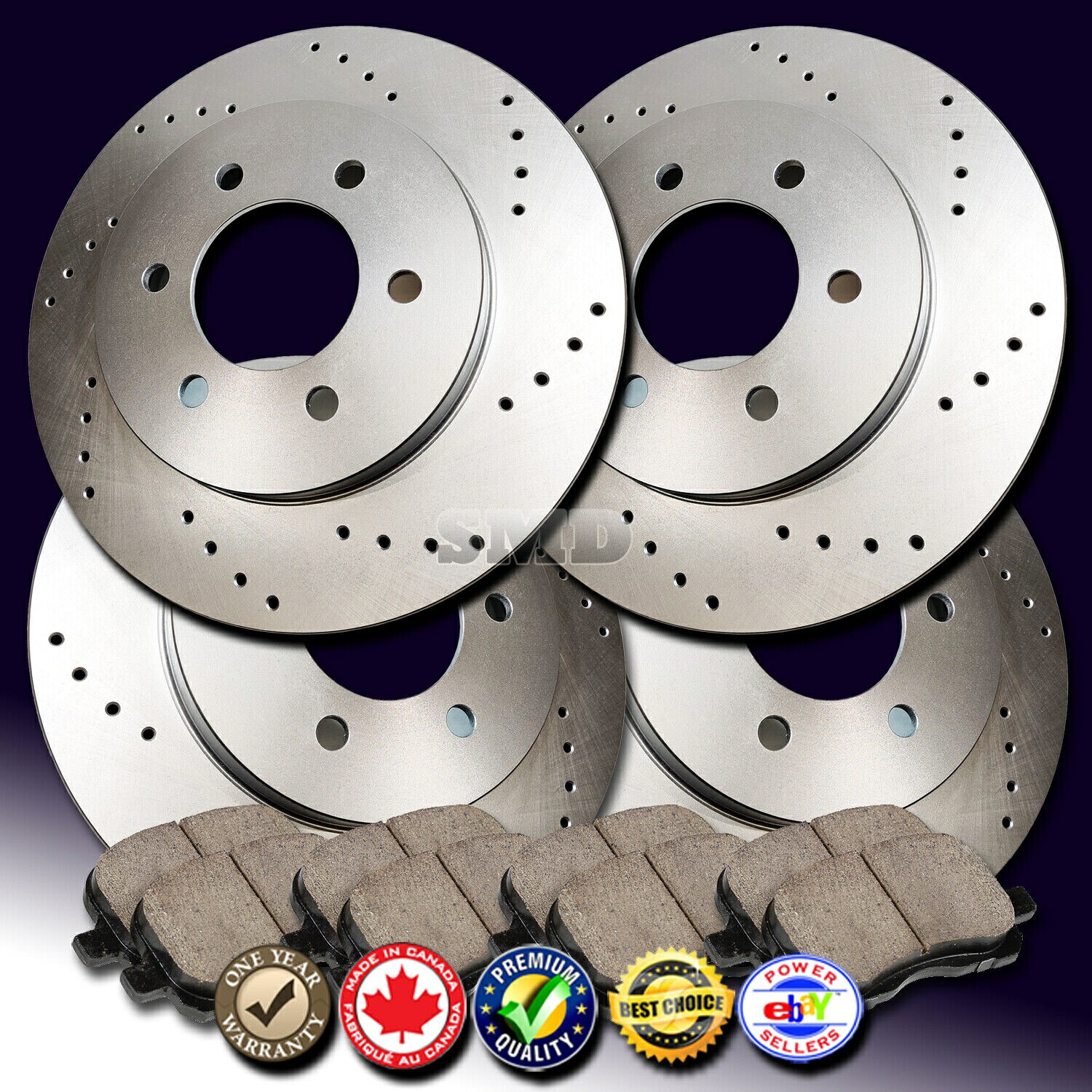 brake disc rotor Z1165 FIT 2015 2016 2017 GMC Yukon XL Denali Drill Brake RotorsセラミックパッドF+R Z1165 FIT 2015 2016 2017 GMC Yukon XL Denali Drill Brake Rotors Ceramic Pads F+R【並行輸入品】｜Us Custom Parts Shop USDM
