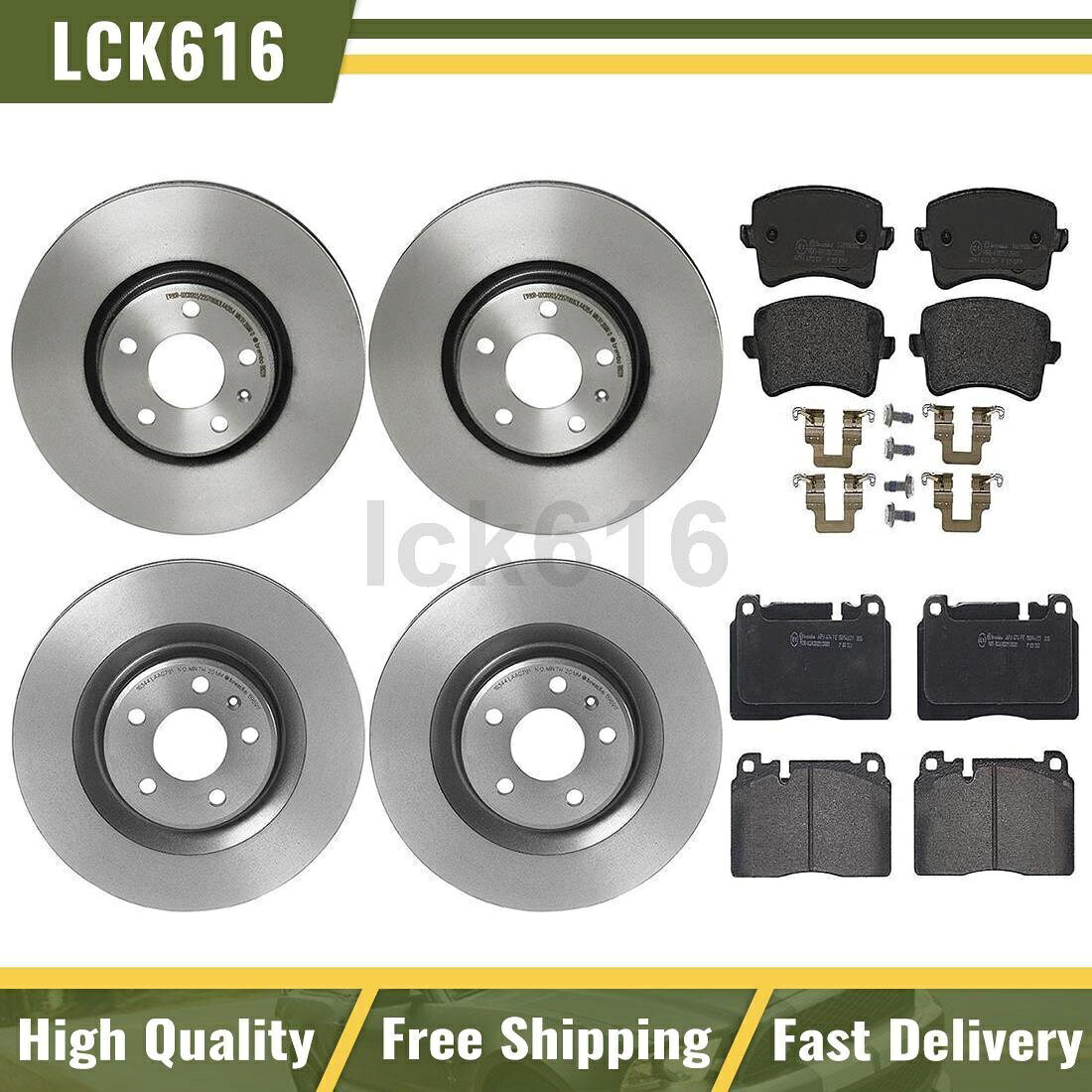 brake disc rotor 2017年から2017年のアウディQ5のブレンボブレーキキットブレーキパッドとローターフロントリア Brembo Brake kit brake pads and rotors Front Rear For 2017-2017 Audi Q5【並行輸入品】｜Us Custom Parts Shop USDM 107,690円