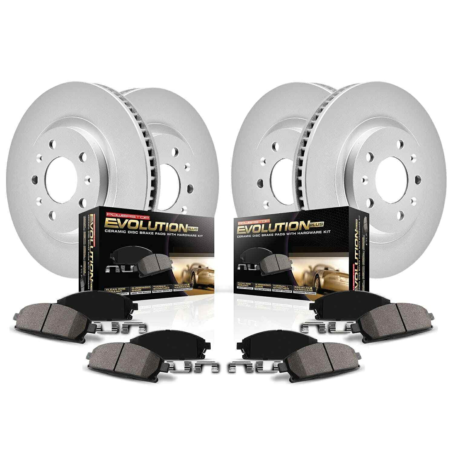 brake disc rotor パワーストップCRK6162 Z23エボリューションスポーツブレーキキットフロント/リアBMW X5用ローター付き Power Stop CRK6162 Z23 Evolution Sport Brake Kit w/Rotors for Front/Rear BMW X5【並行輸入品】