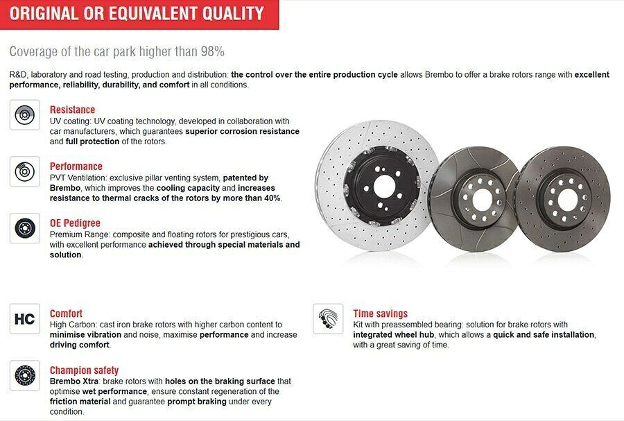 brake disc rotor Brembo 09.A193.13交換ベントフロントブレーキローター Brembo 09.A193.13 Replacement Vented Front Brake Rotor【並行輸入品】